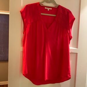 Bright Orange red blouse